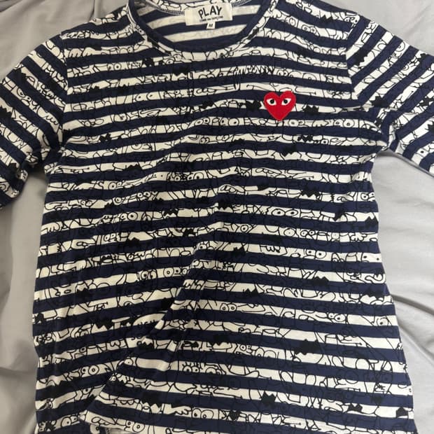 꼼데가르송 심슨에디션 스트라이프 롱슬리브