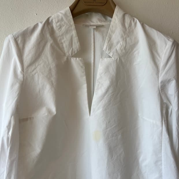 코스 COS 여성 화이트 셔츠블라우스 루즈핏블라우스