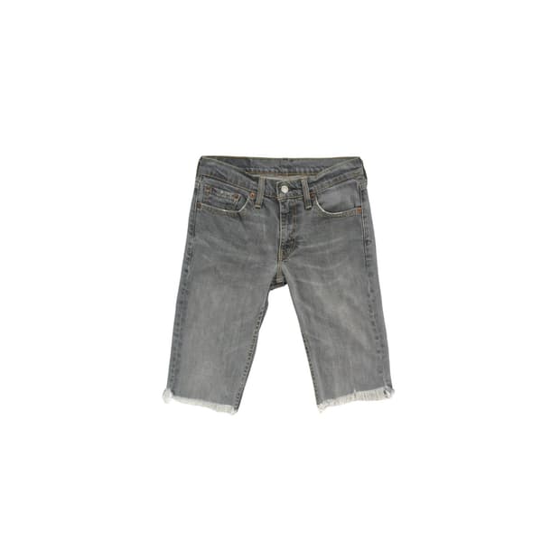 LEVI'S classic grey denim carpri pants