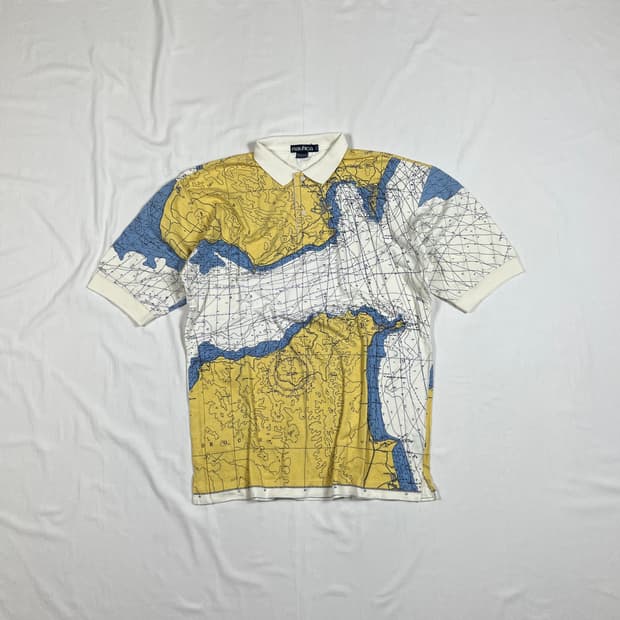90‘s 노티카 nautica 맵 pk 반팔카라티