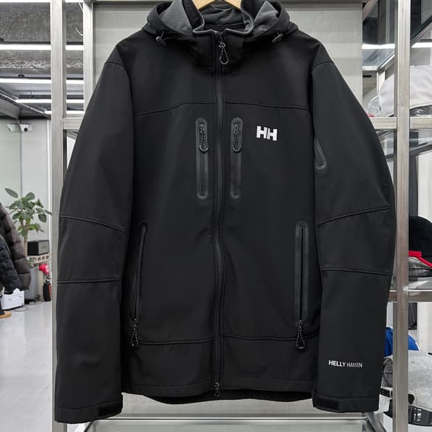 헬리 한센 소프트쉘 아웃도어 자켓 블랙