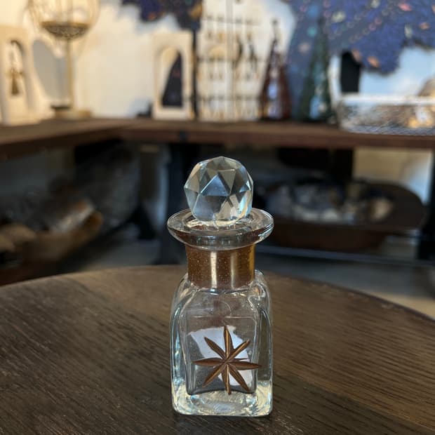 Vintage glass bottle