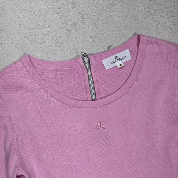 Courreges 꾸레쥬 투톤 배색 원피스 38사이즈