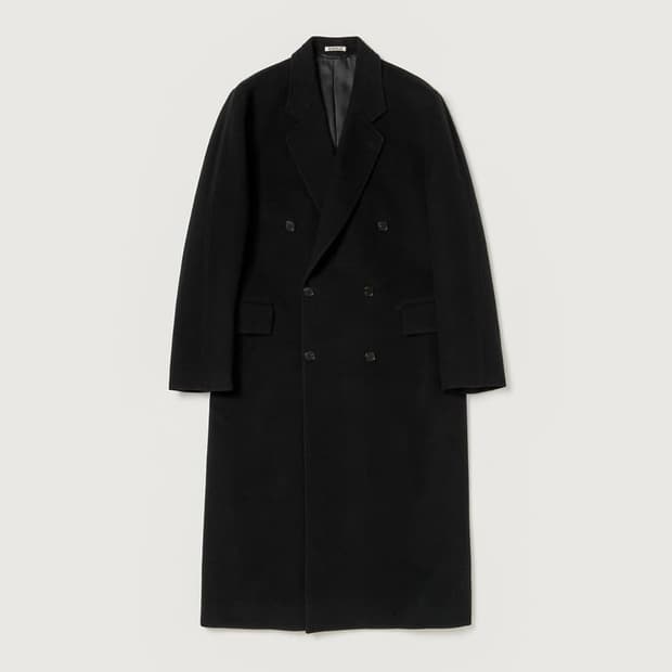 구매) 오라리 25fw 슈퍼파인 울 모저 체스터필드 코트