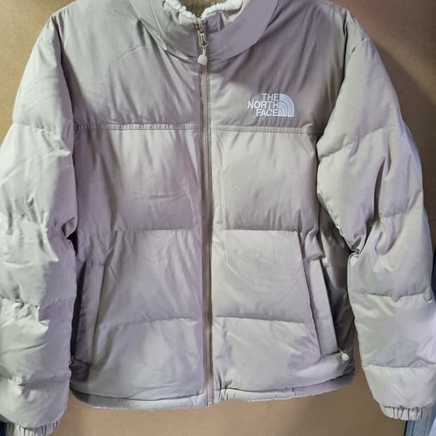 노스페이스 양면 후리스 패딩자켓 