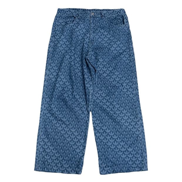 ADIDAS 트레포일 모노그램 팬츠 M