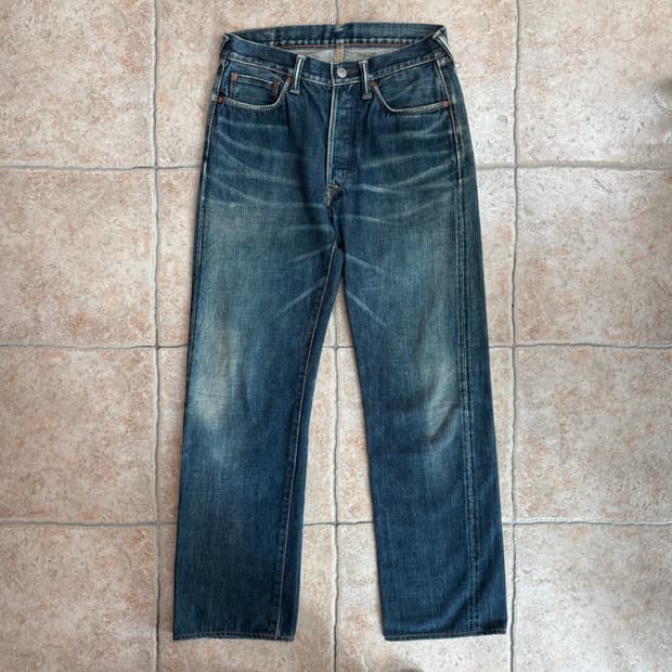 [29] 45rpm indigo denim pants