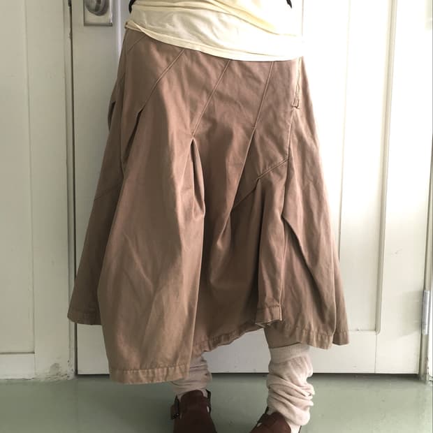 Mercibeaucoup Asymmetrical Flare Skirt