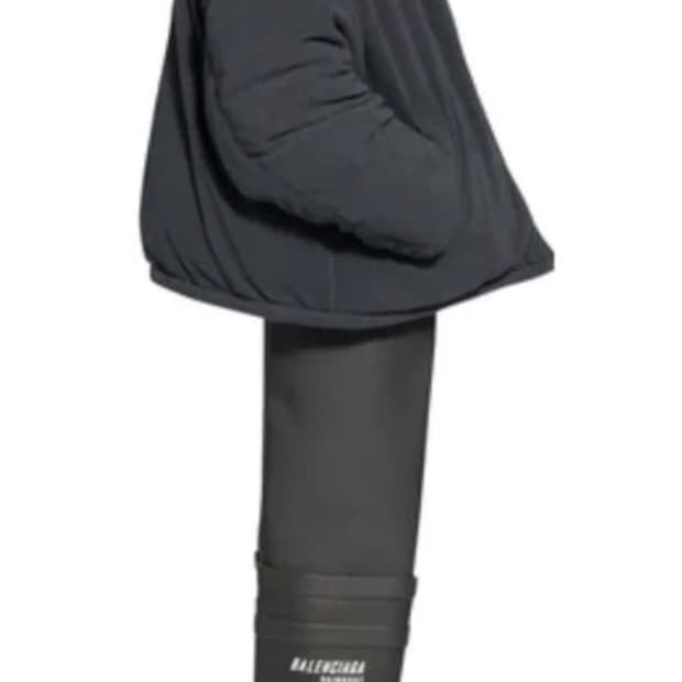 발렌시아가 양면 플리스 후리스 푸퍼