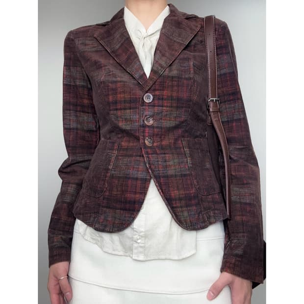 빈티지 시슬리 자켓 블레이저