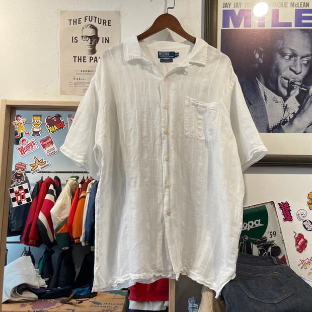 폴로 랄프로렌 카드웰 린넨셔츠 2XL