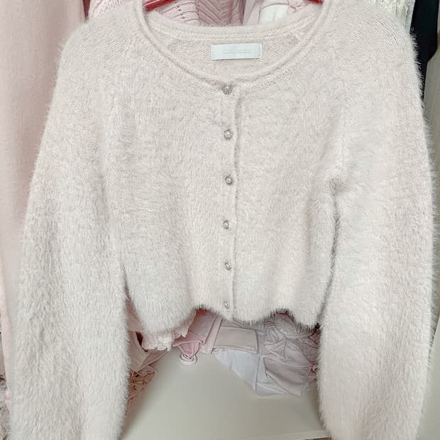 cecil mcbee 세실맥비 가디건 핑크가디건 일본빈티지 러블리 로걀