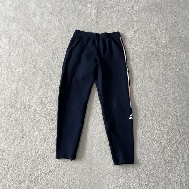 L 아디다스 네이비 트레이닝 바지