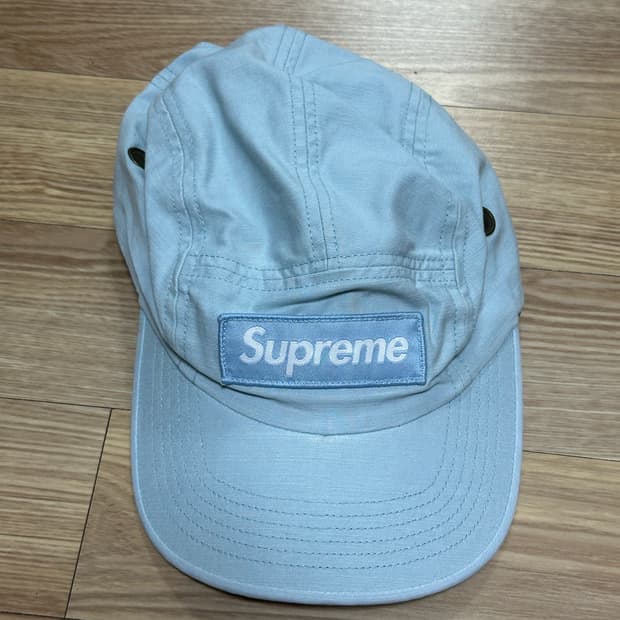 슈프림 밀리터리 캠프캡 라이트 블루 - 24SS