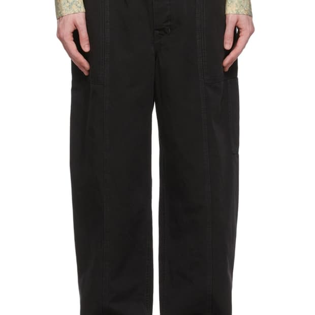 ​[풀박스급] 르메르 LEMAIRE 가먼트 다이 코튼 린넨 파티그 팬츠 