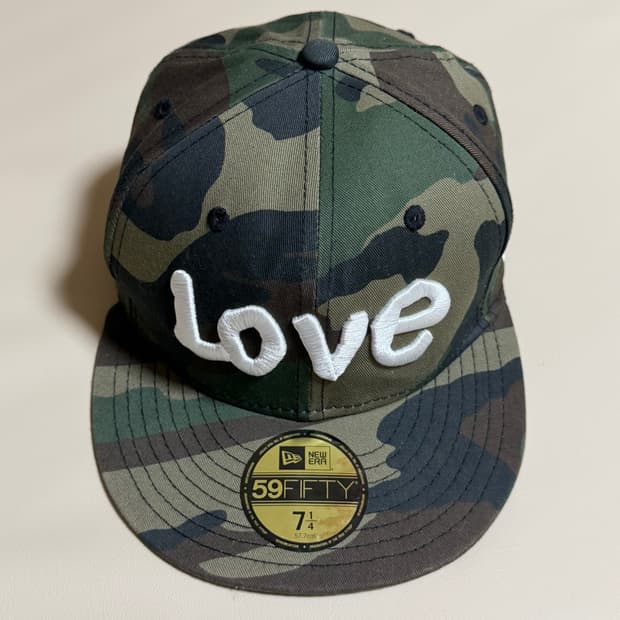 뉴에라 59FIFTY 카모 LOVE 스냅백 모자