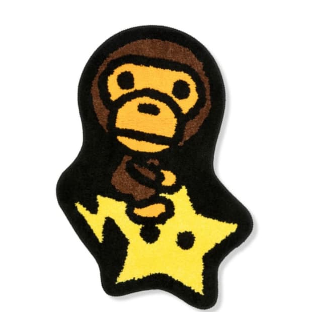 [국내배송/미개봉새상품] bape 베이프 마일로 스타 러그