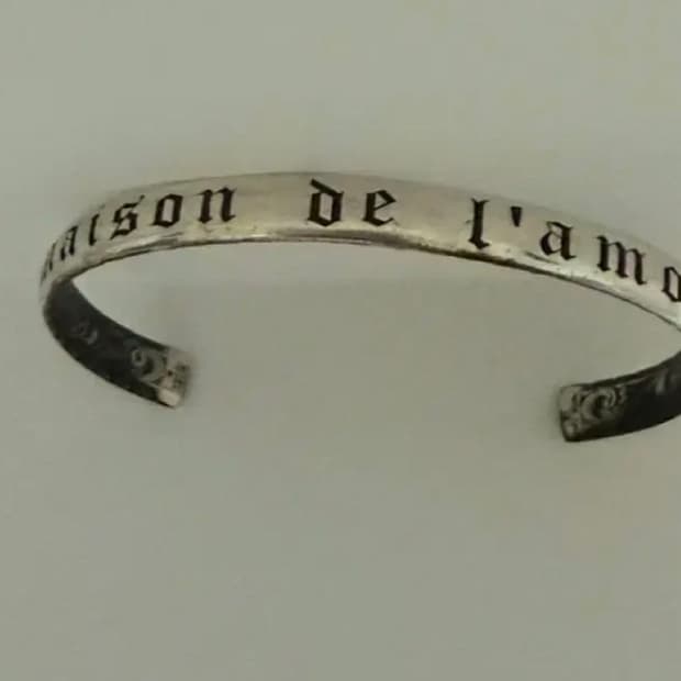 구찌 실버 팔찌 중고  gucci