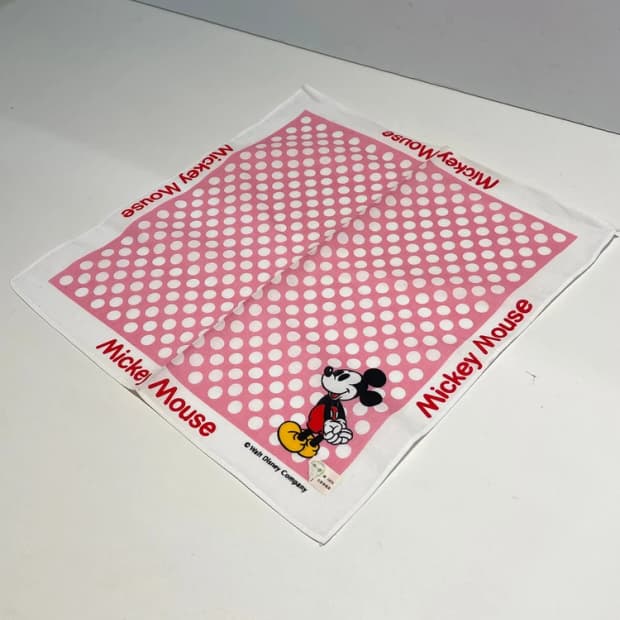 디즈니 미키마우스 00's 재팬 쁘띠 반다나 손수건 A1360