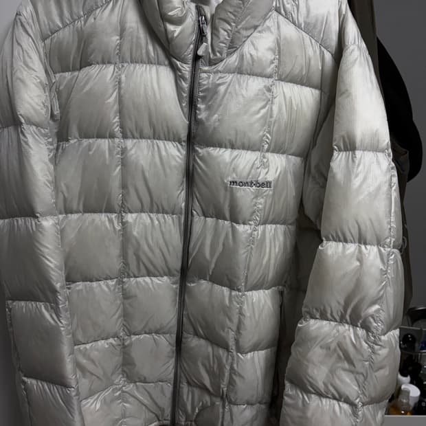 몽벨 슈페리어 패딩 라이트그레이 m