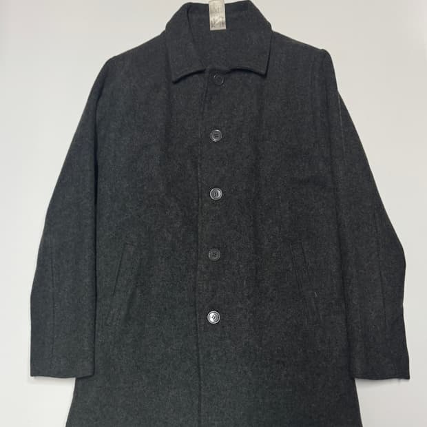 여성 아메리칸어패럴 빈티지 그레이 미니멀 맥코트