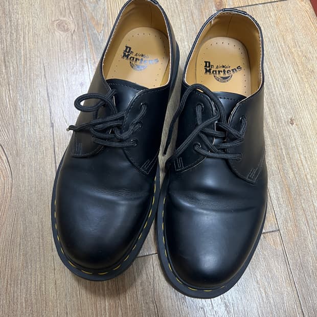 택포14) 닥터마틴 1461 스무스 블랙 UK7 260