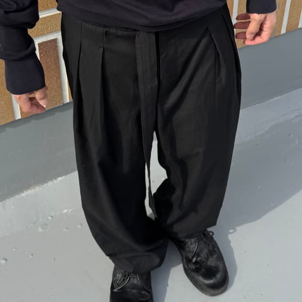 Yohji Yamamoto Pour Homme Belted Pants