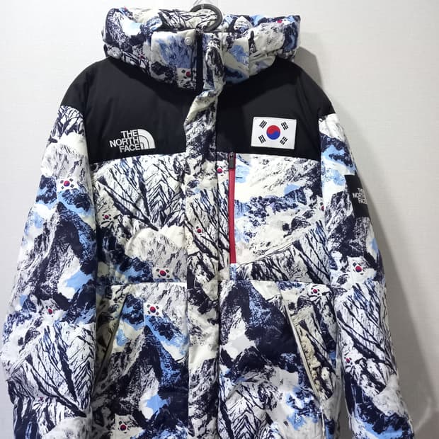 노스페이스 팀코리아 국가대표 베이징 올림픽 설산 다운파카패딩 110