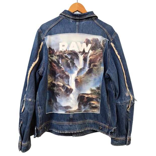 G-STAR워터 레지스턴트 3D 데님 자켓(XL)디피용/택없음