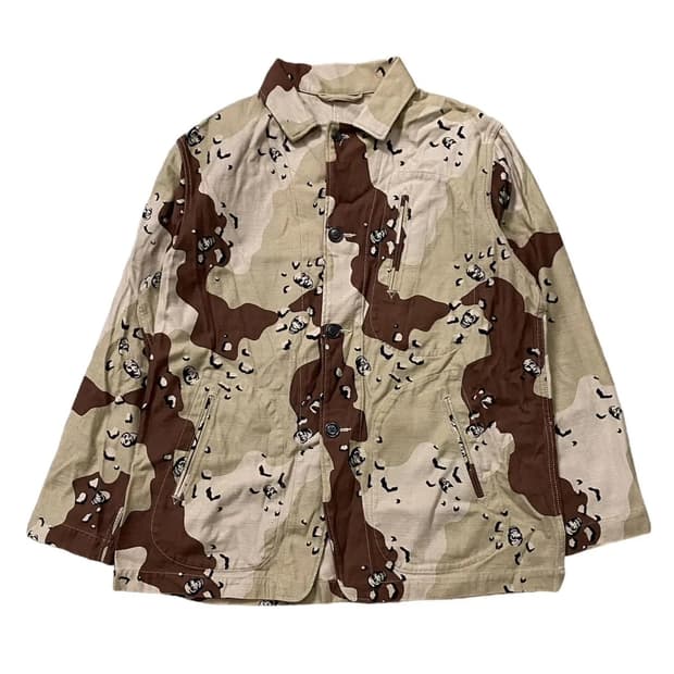 넘버나인x니들스 스컬 카모 자켓