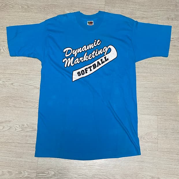 빈티지 싱글 스티치 티셔츠
