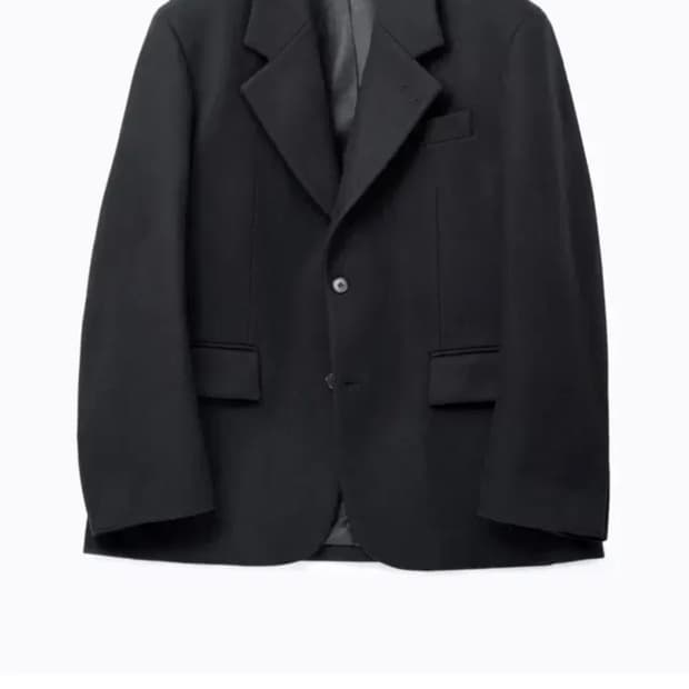 마마가리 오버사이즈 울 캐시미어 블레이저 자켓