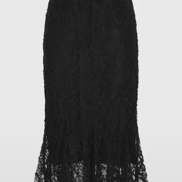 [택O 새 상품] 써스데이 아일랜드 레이스 머메이드 라인 스커트