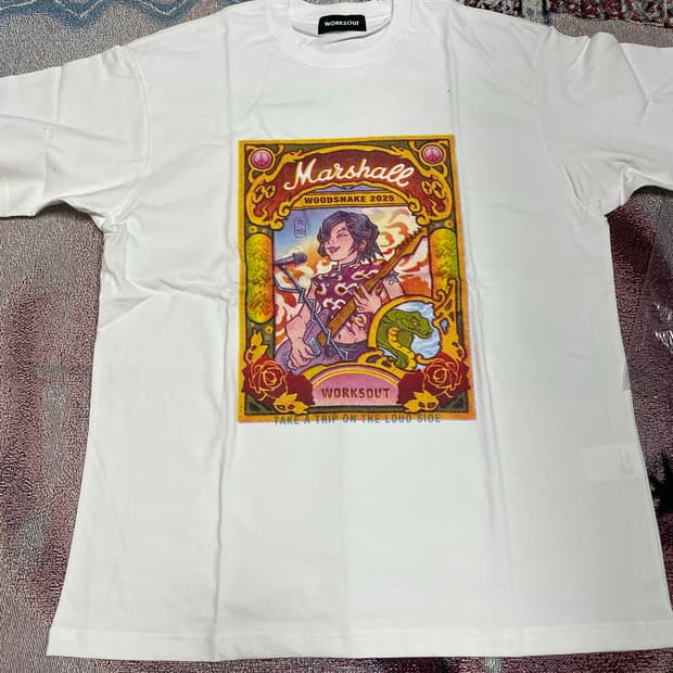 2025 뱀의해 웍스아웃x마샬 익스클루시브 반팔