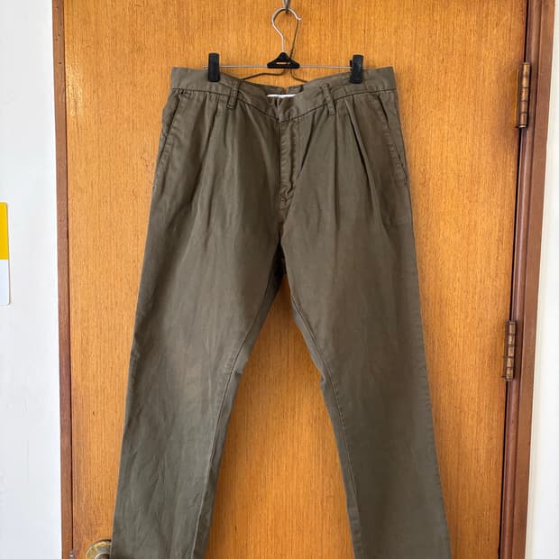 쟈딕앤볼테르 카키 코튼팬츠