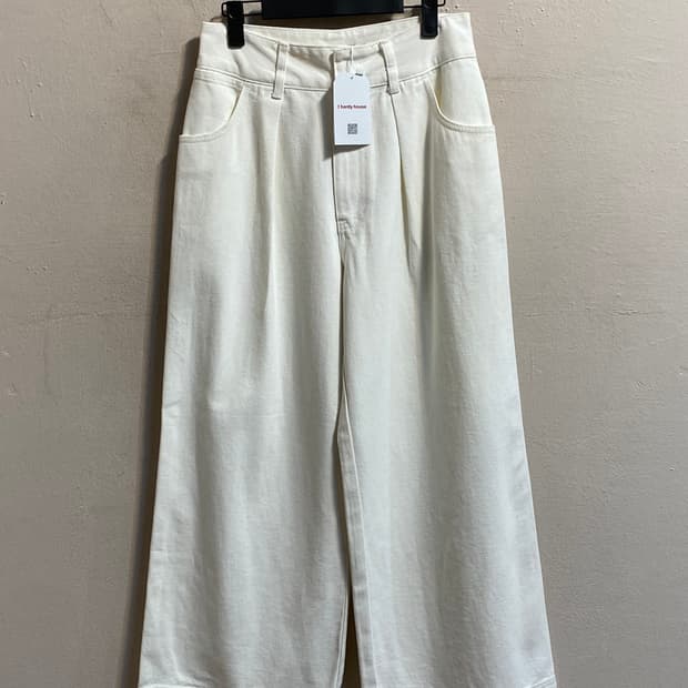 유즈드 코튼 와이드 팬츠