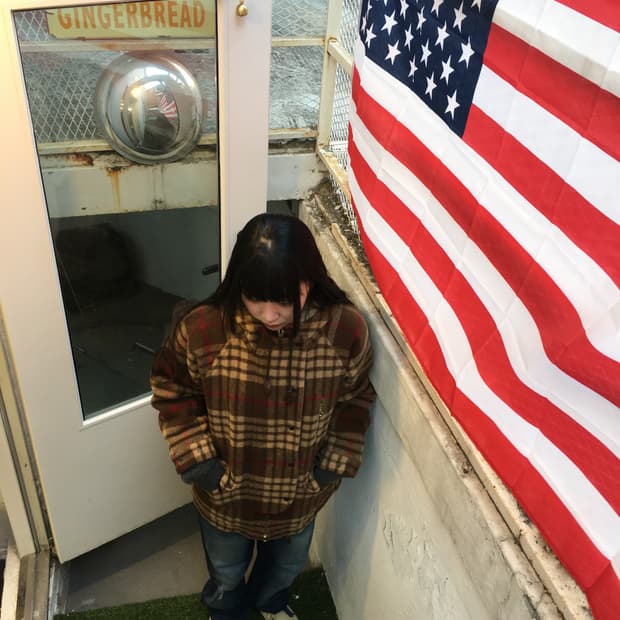 90s Ralph lauren 랄프로렌 컨트리 울 하프코트