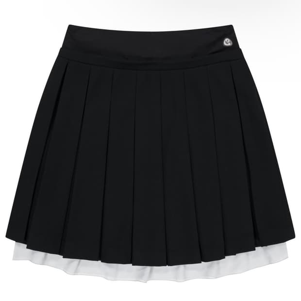 코이세이오 플리츠 스커트 블랙 1
