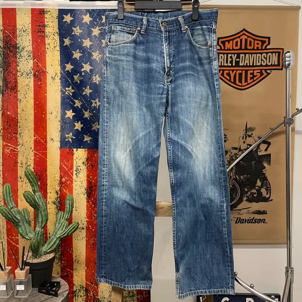 00s 리바이스 503 재팬 라인 워시드 스트레이트 데님 팬츠