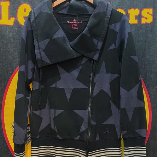 비비안웨스트우드 별패턴 2way 집업