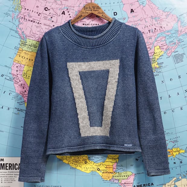 덴마크 Blue Willis 인디고 니트