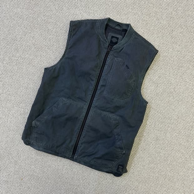 M 할리데이비슨 캔버스 조끼 0424D