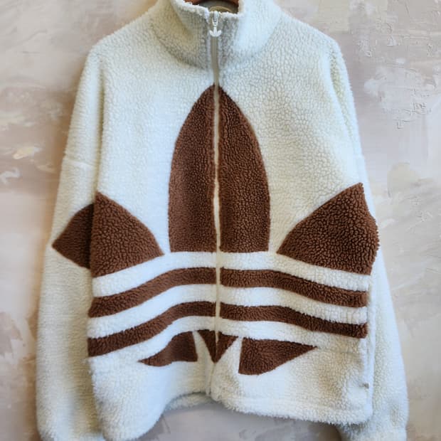 아디다스 뽀글이 점퍼 S