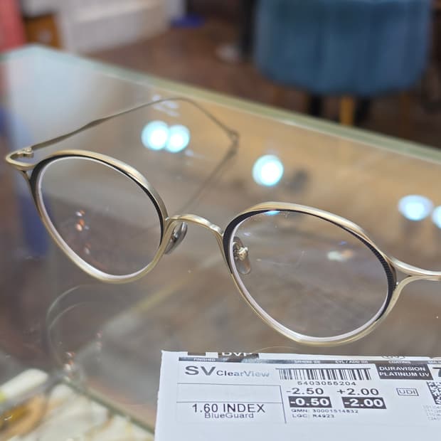RIGARDS RG1093TI GOLD BLACK 리가 안경 46사이즈