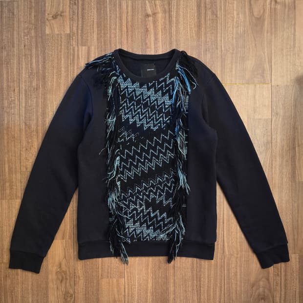 Yoshi Kubo 요시오 쿠보 지그재그패턴 스웨트셔츠 4