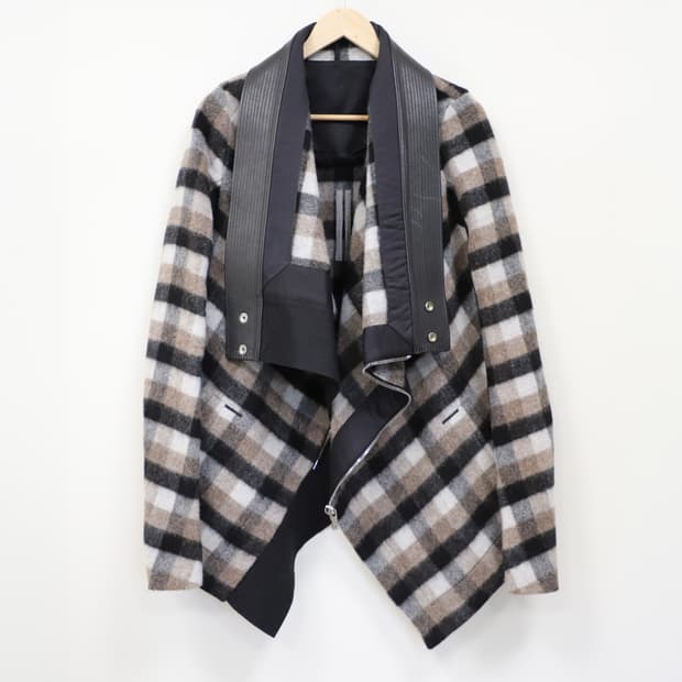 40 / Rick Owens 릭오웬스 익스플로드 체크 자켓