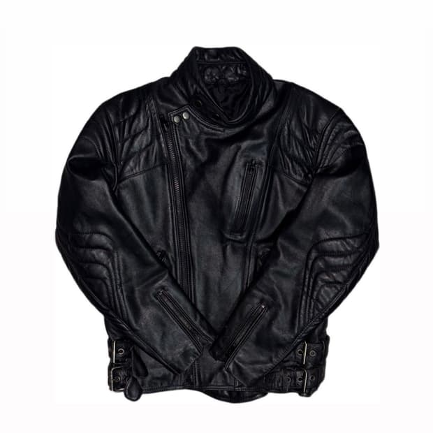 Real Leather Biker Jacket