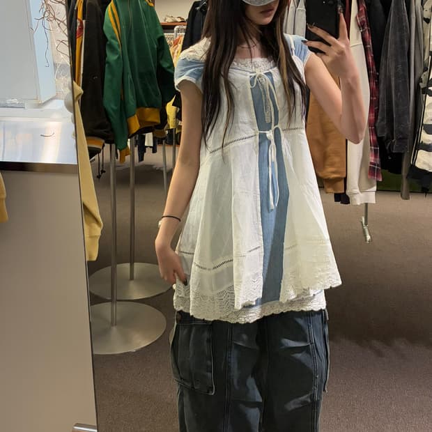 ADIDAS 00’s vintage 데님 볼캡