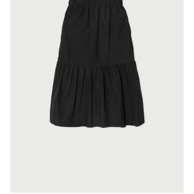 [페스토 pesto] LOW SHIRRING SKIRT BLACK