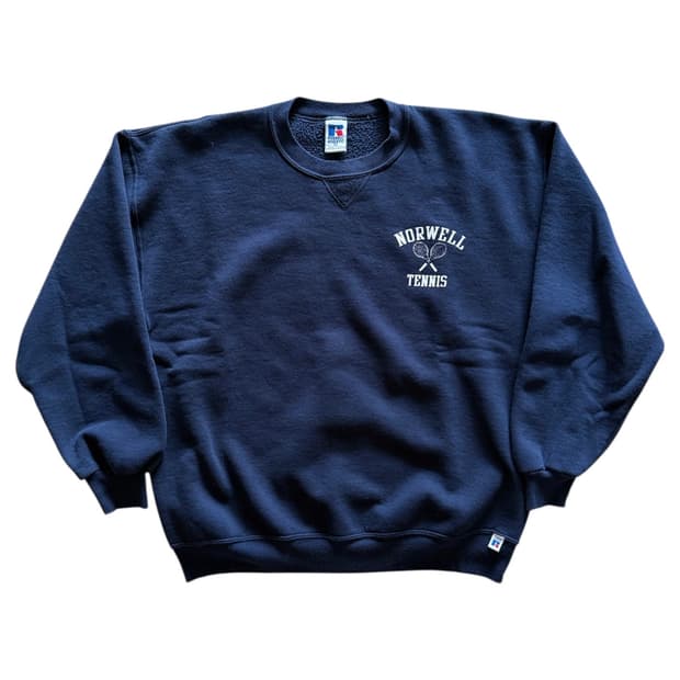90s 빈티지 러셀 스웻셔츠 네이비